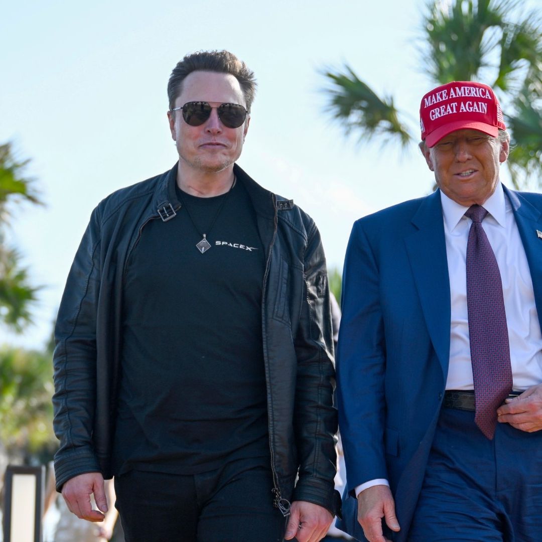 Elon Musk y Donald Trump se reunieron para presenciar el vuelo de prueba del cohete SpaceX Starship en Boca Chica, Texas