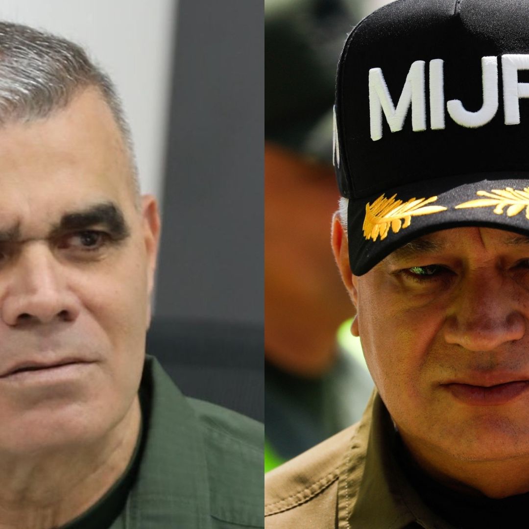 Retratos de Vladimir Padrino y Diosdado Cabello