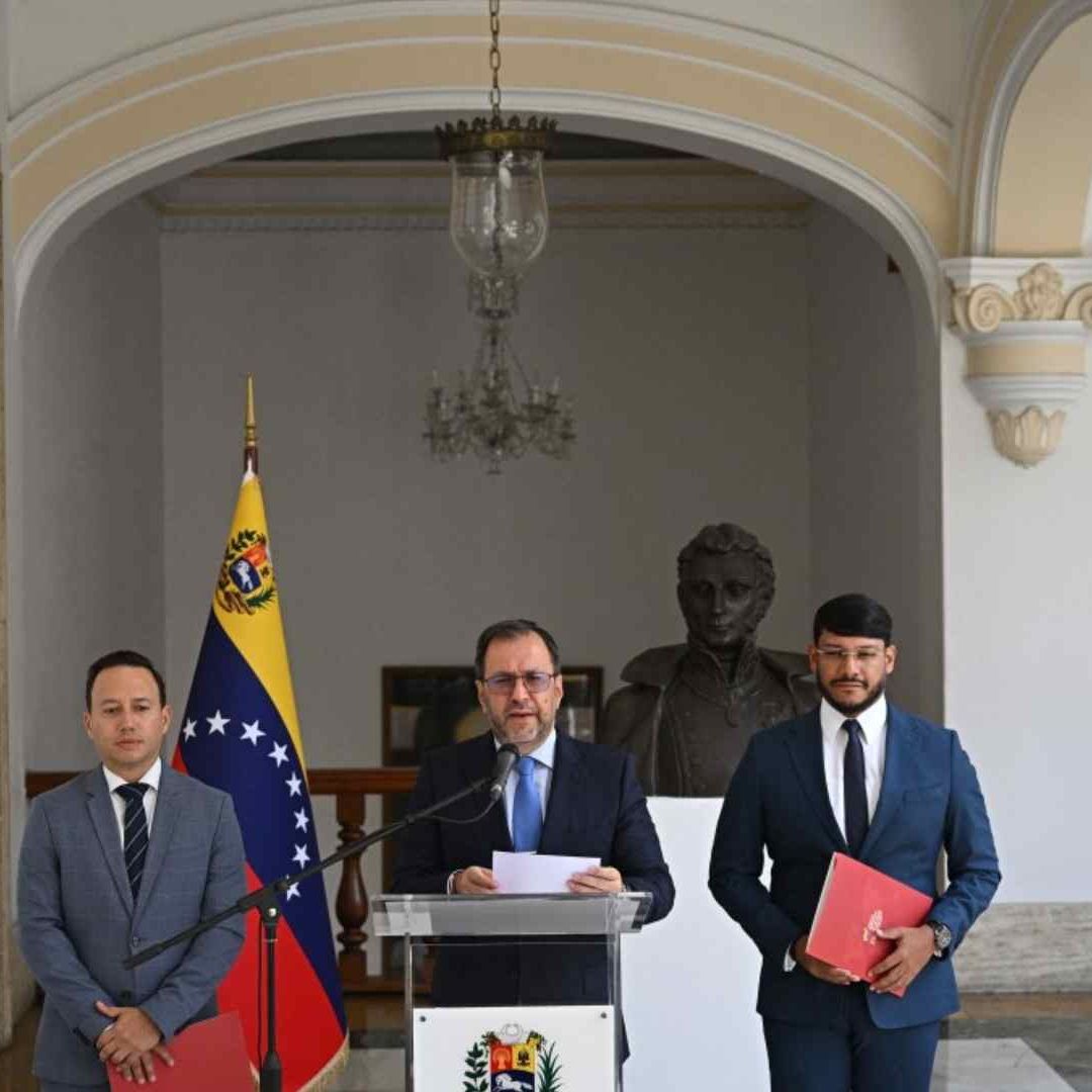 Ministro de Exteriores de Venezuela, Yván Gil. Foto: AFP