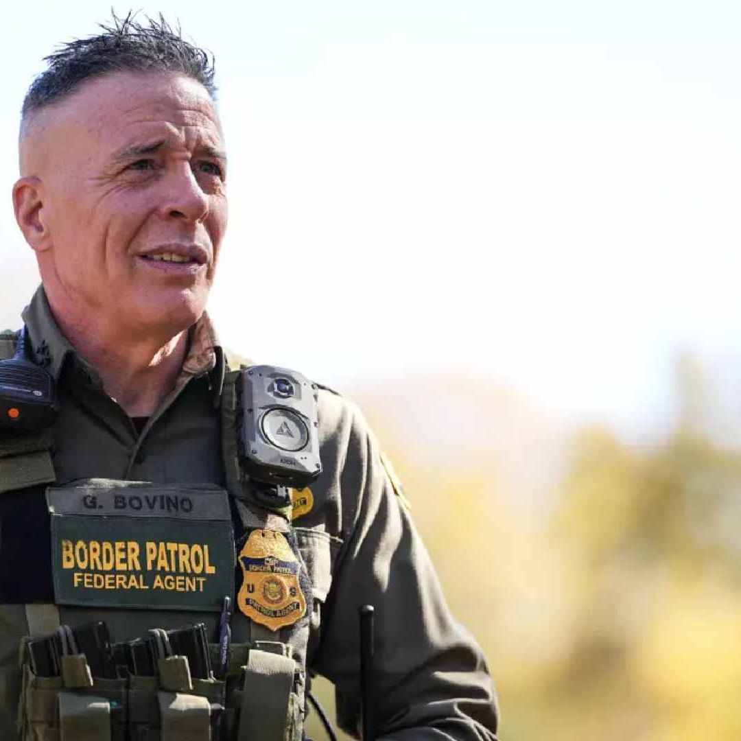 Gregory Kent Bovino, jefe de la Patrulla Fronteriza de Estados Unidos. Foto: AP