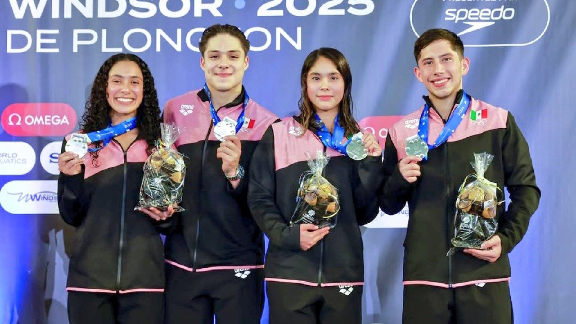 El equipo mixto de clavados le dio otra satisfacción a México, en la Copa Mundial de Clavados Windsor 2025