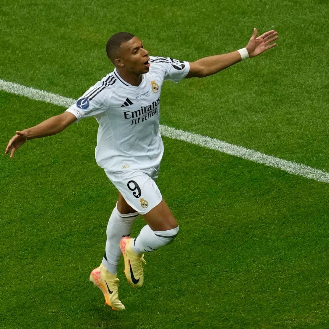 Con su gol, Mbappé aseguró el triunfo madridista. Foto AP