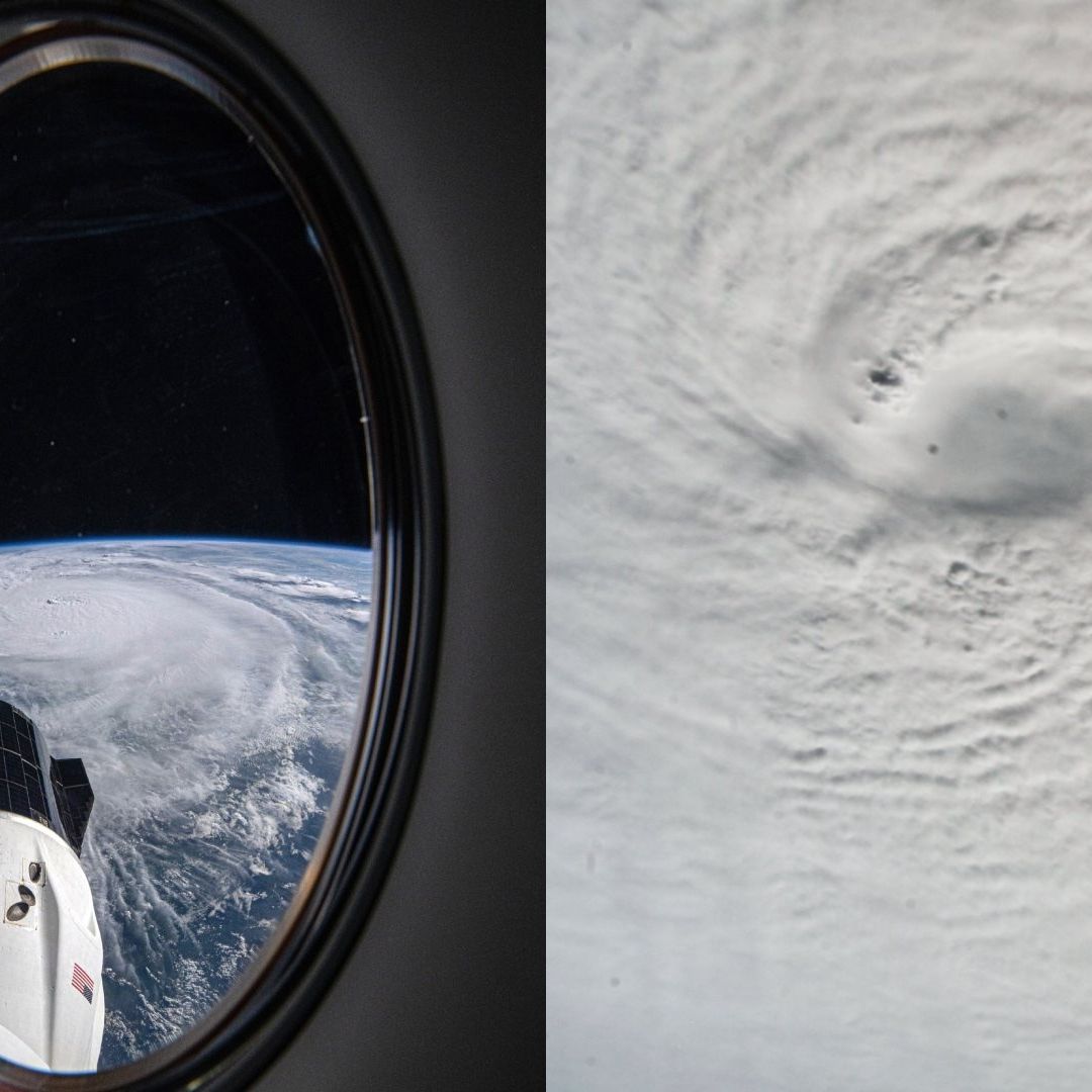 Cámaras externas de la Estación Espacial Internacional muestran al huracán Milton y su ojo mientras se acerca a Florida