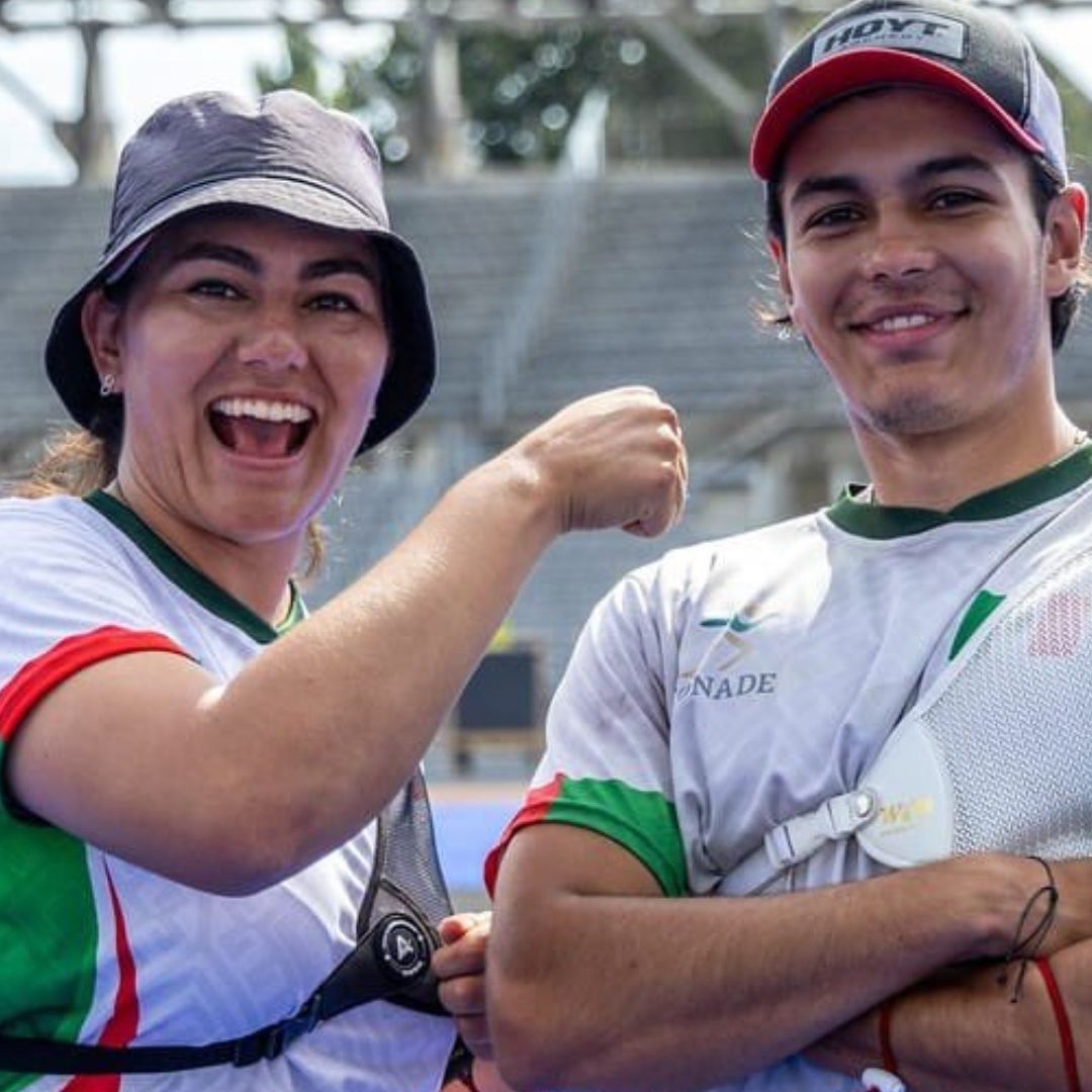Mexicanos ganan medalla en tiro con arco mixto