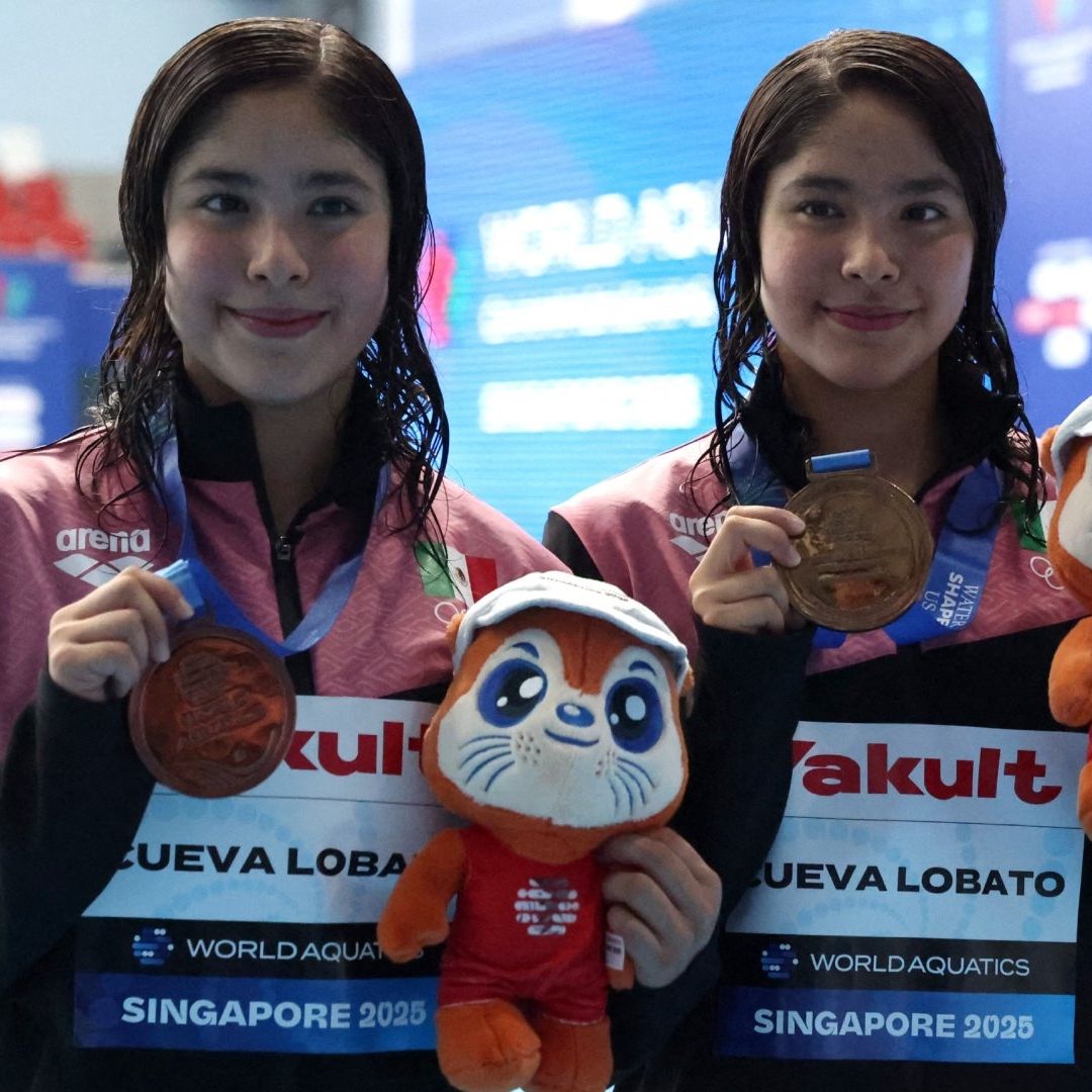 ¡Otra Medalla para México! Lía y Mía Ganan el Bronce en Clavados en Trampolín de 3 Metros