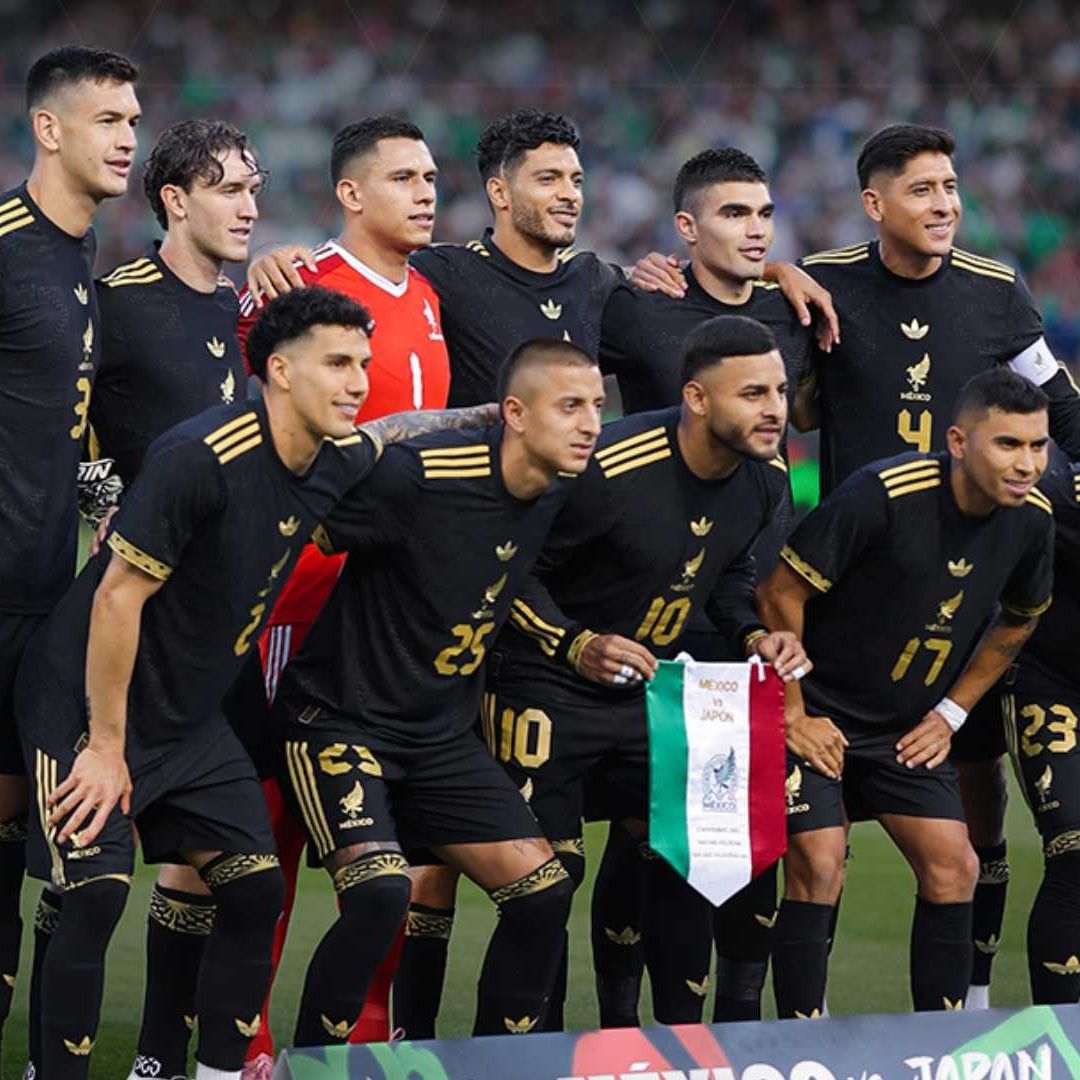 Jugadores de la Selección Mexicana