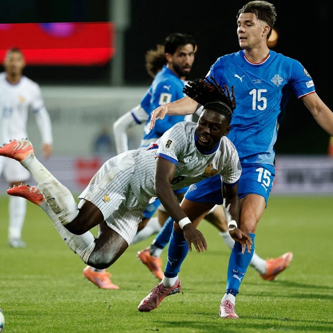 Francia dominó gran parte del encuentro, pero sus intentos fueron enfriados por la selección de Islandia.
