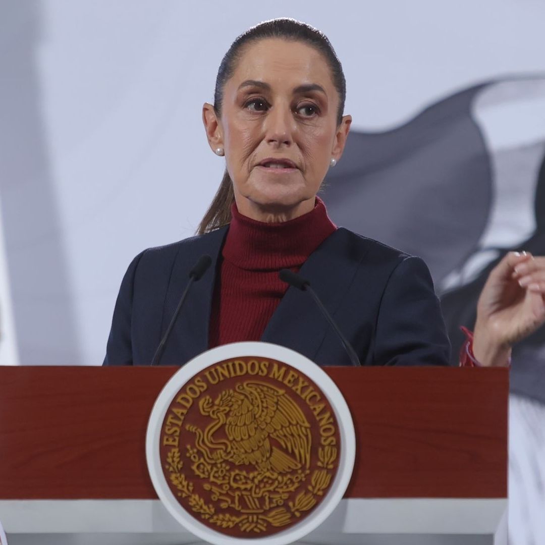 Claudia Sheinbaum, presidenta de México, anuncia aumento al salario mínimo