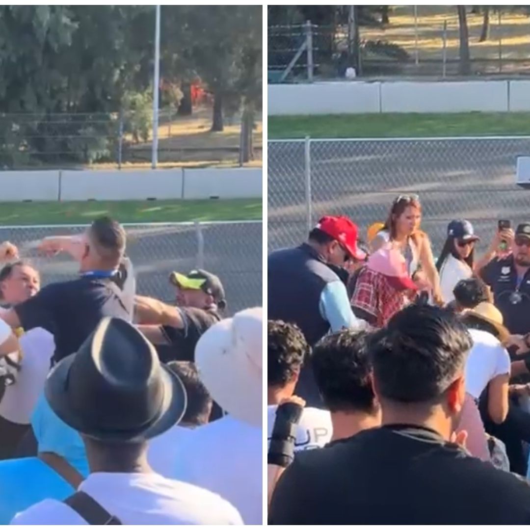 Riña en Gran Premio de México