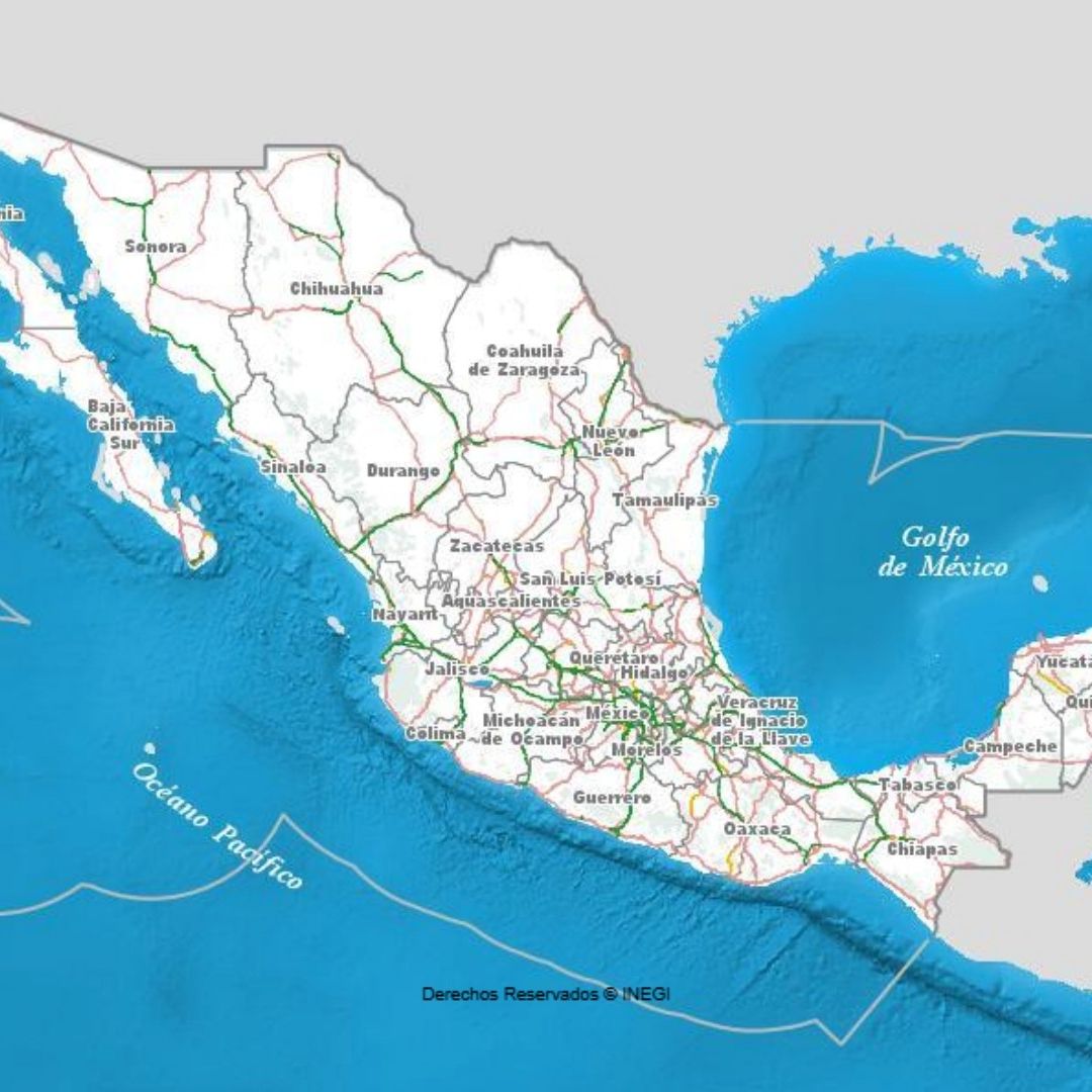 Distribución de aguas en el Golfo de México