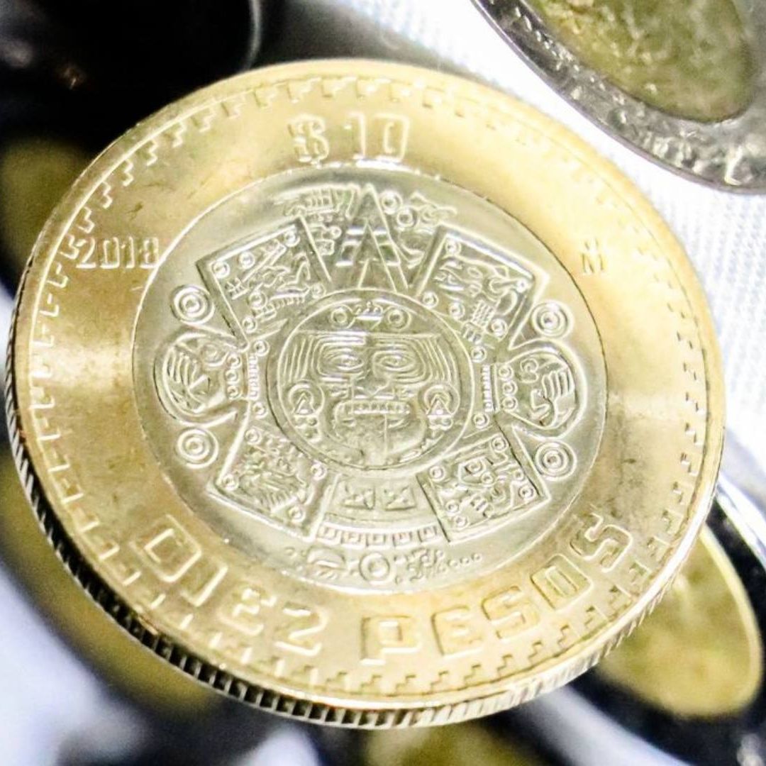 La parte central de la moneda de 10 pesos podrá fabricarse con distintas aleaciones