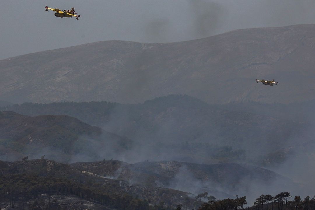 Mejora Panorama por Incendios Forestales en Grecia