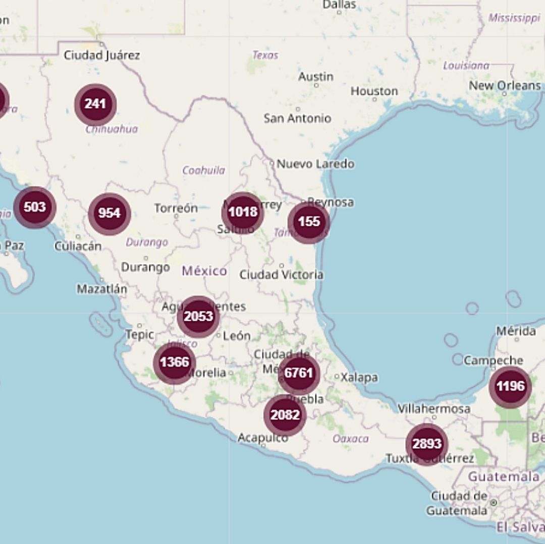 Autoridades de salud implementan mapa interactivo para conocer puntos de vacunación contra sarampión. Foto: SSA
