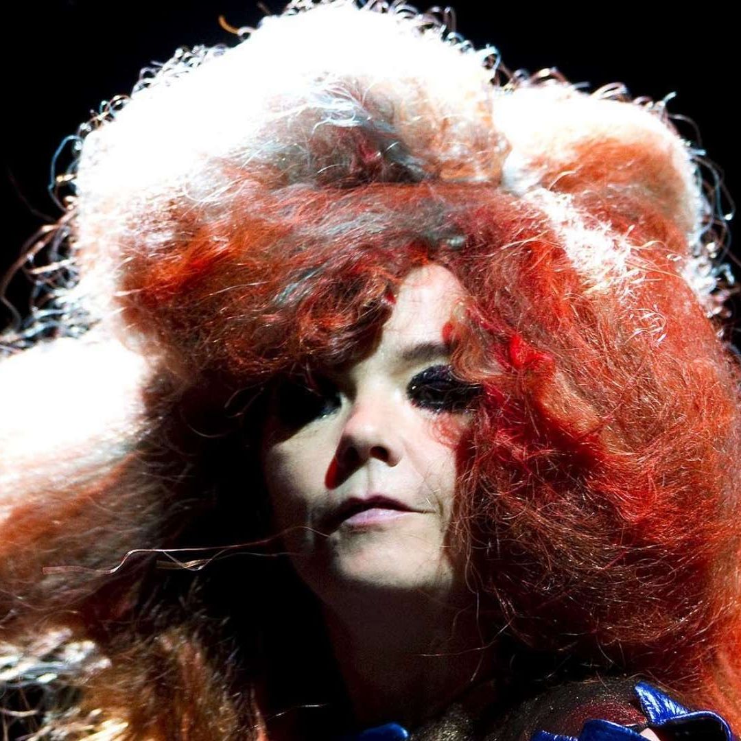 La cantante islandesa Bjork, durante su presentación en Veracruz en 2012