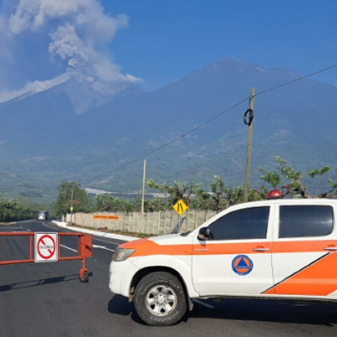 Volcán de Fuego en Guatemela