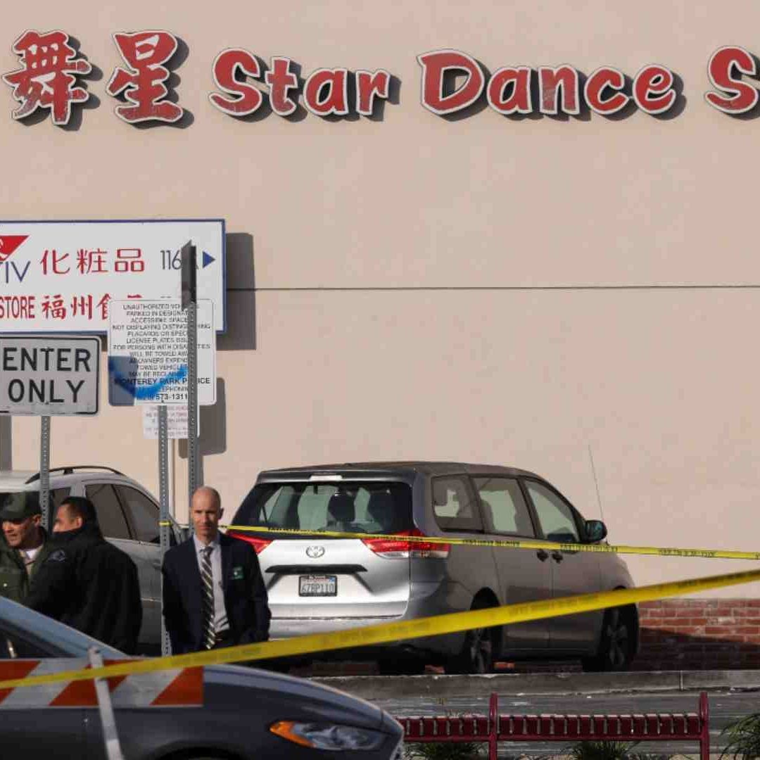 Lugar del tiroteo en Monterey Park, California