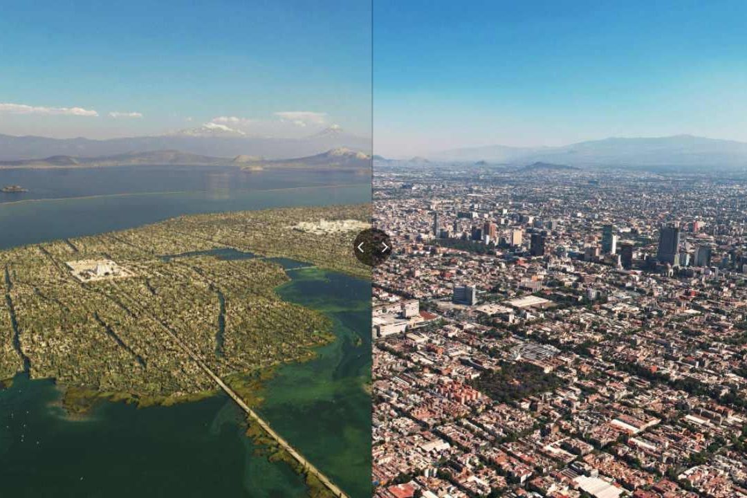 Recrean en 3D Tenochtitlan de 1518, Capital del Imperio Azteca