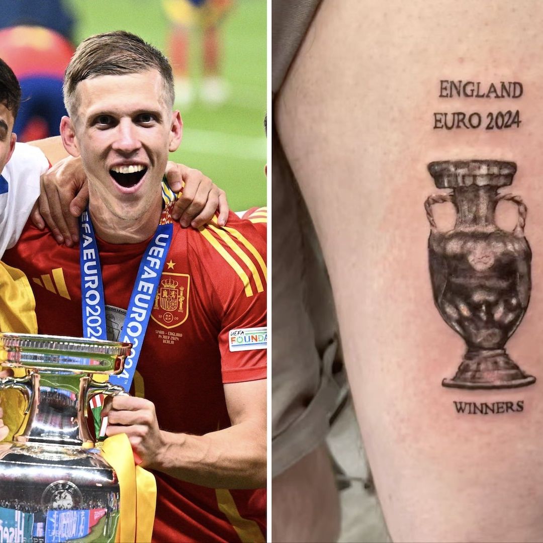 Se tatuó que Inglaterra ganaría, antes de la final