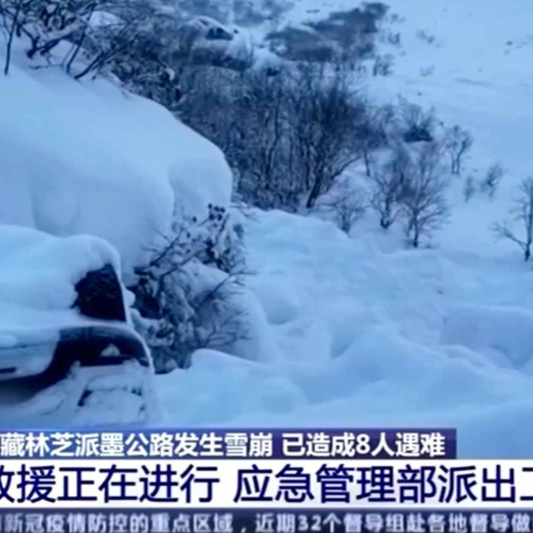 Concluye rescate tras avalancha en el Tibet