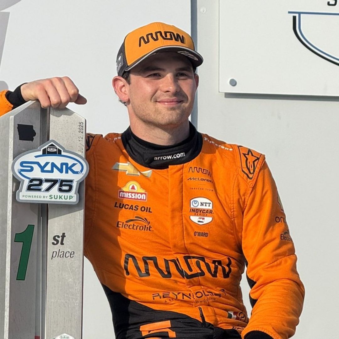 Las redes sociales de la IndyCar Series calificaron Iowa como el patio de juegos de Pato.
