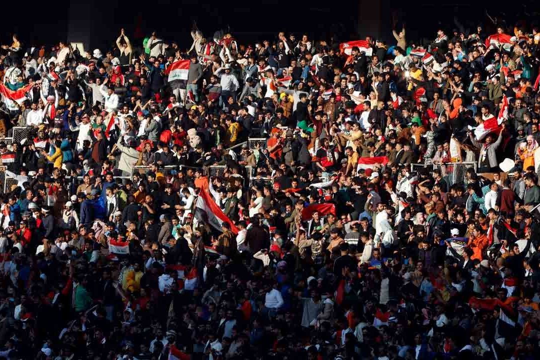 Estampida en estadio de Irak deja un muerto