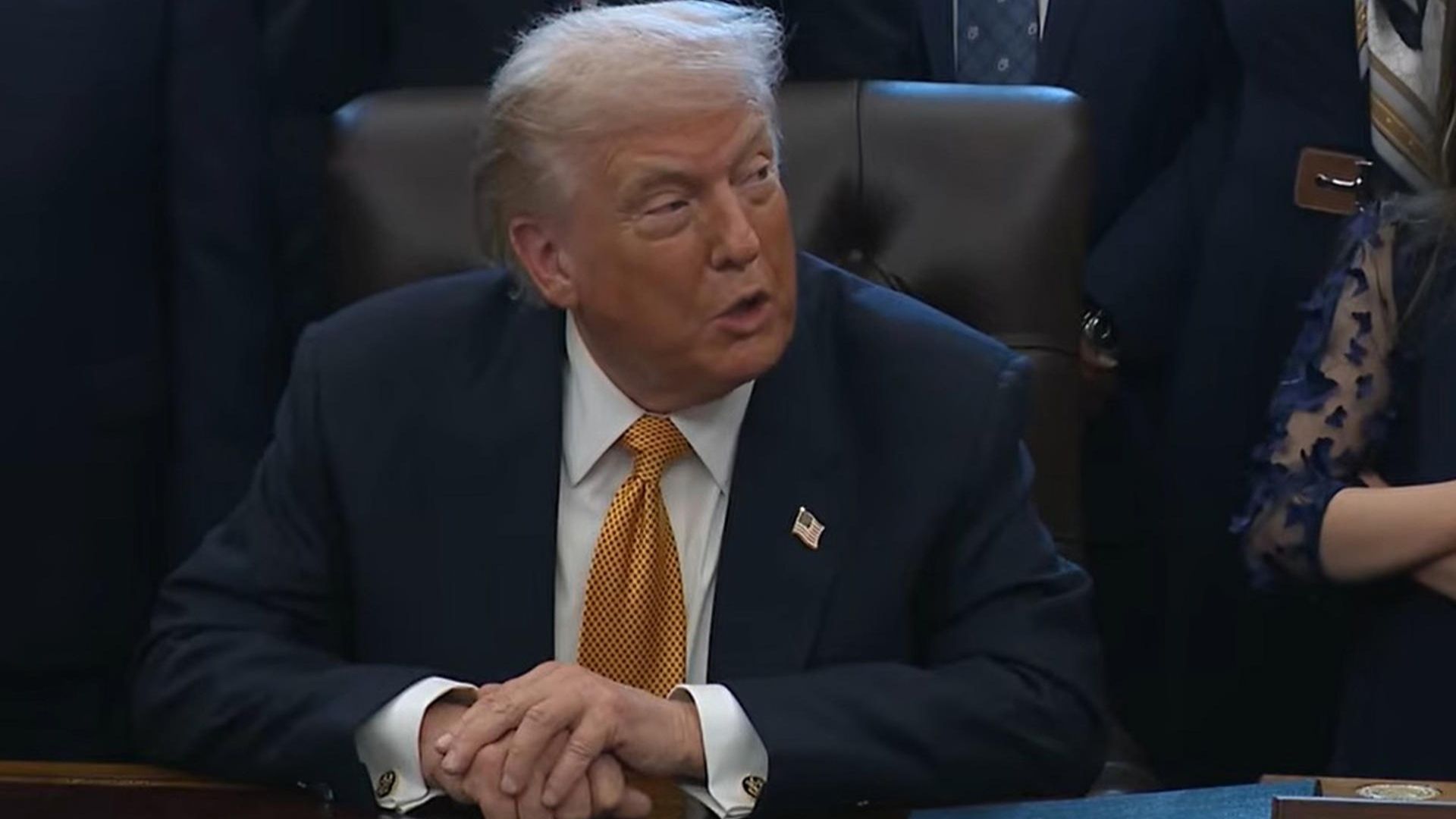 Donald Trump, presidente de Estados Unidos, informó que los asesinatos en Irán se han detenido.
