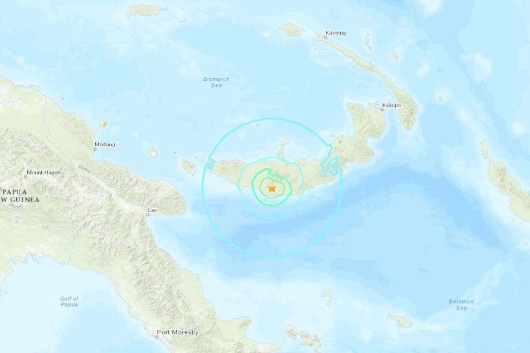 Se Registra Sismo de 6.2 en Papúa Nueva Guinea