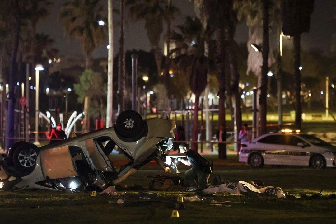 Atropellamiento en Tel Aviv, Israel