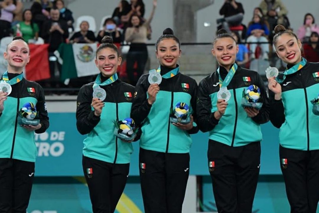 Ganan plata mexicanas en gimnasia rítmica en Panamericanos