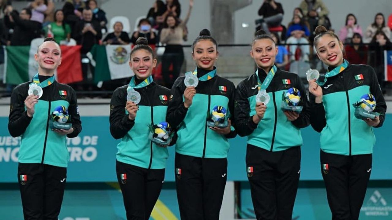 Ganan plata mexicanas en gimnasia rítmica en Panamericanos