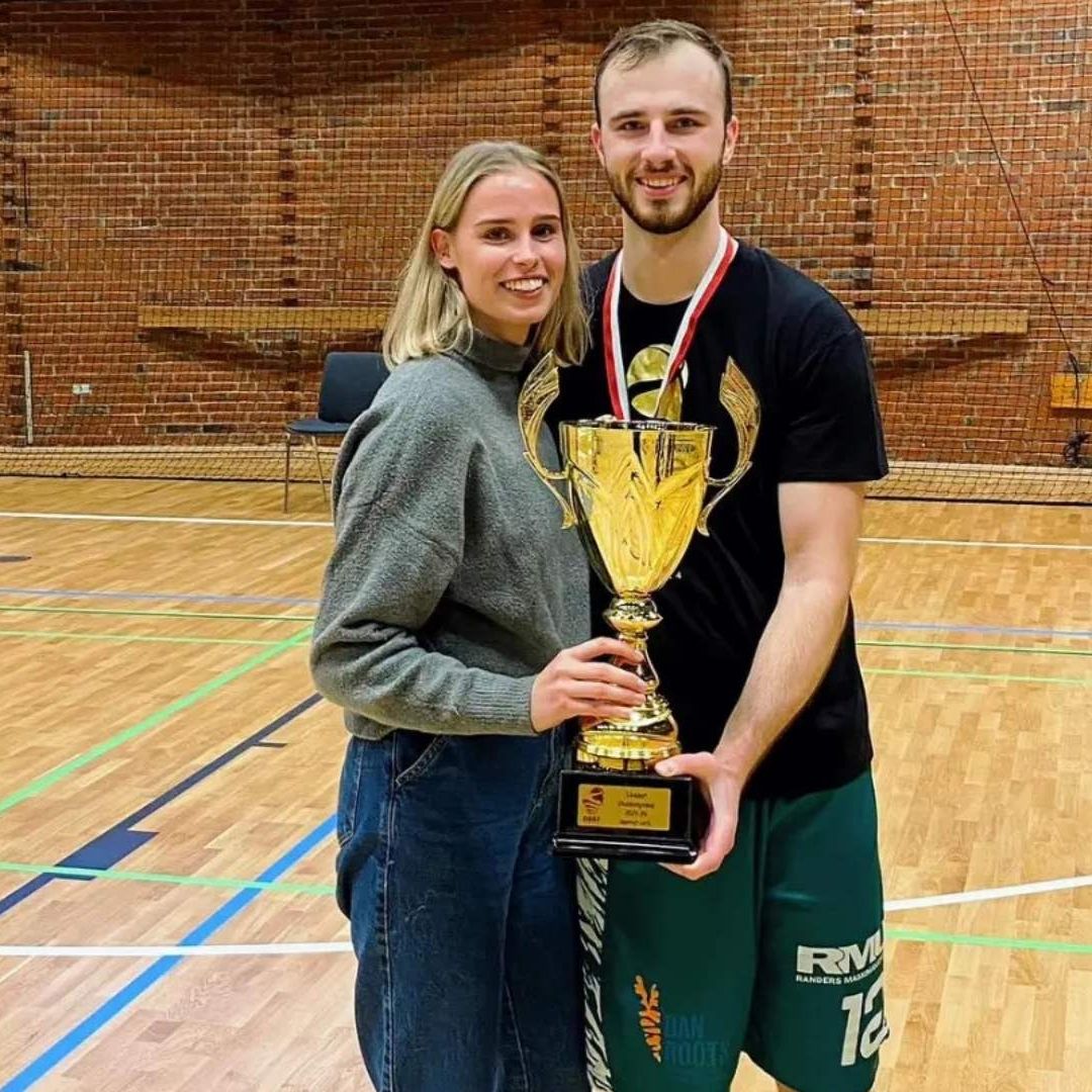 Cybas jugaba para el Bjerringbro BK de Dinamarca. Foto Facebook Aurimas Čybas