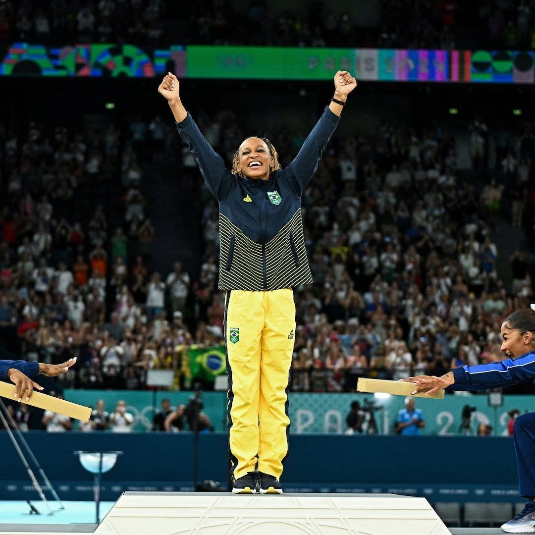 Rebeca Andrade, ganadora de oro en gimnasia artística