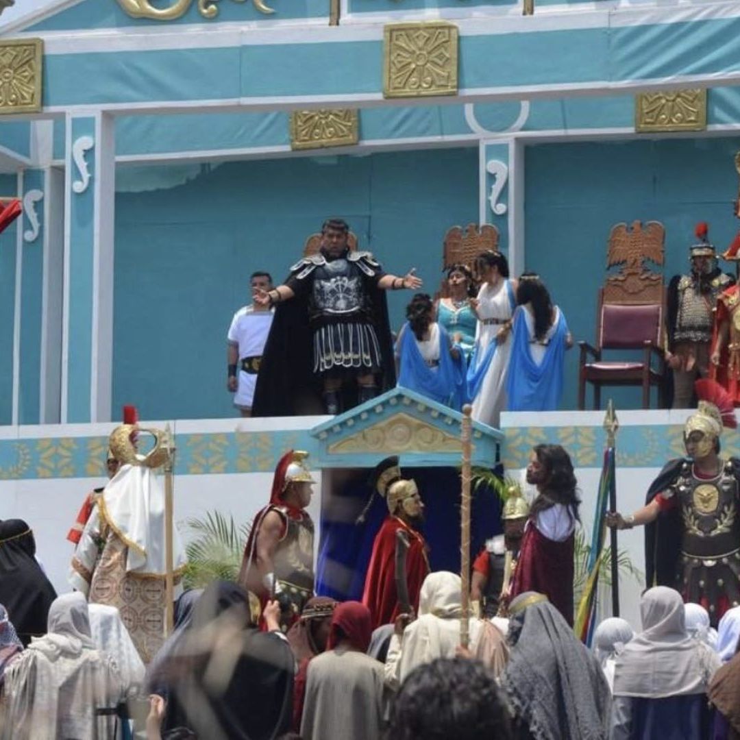 Celebración de la 182 Pasión de Cristo en Iztapalapa, CDMX.