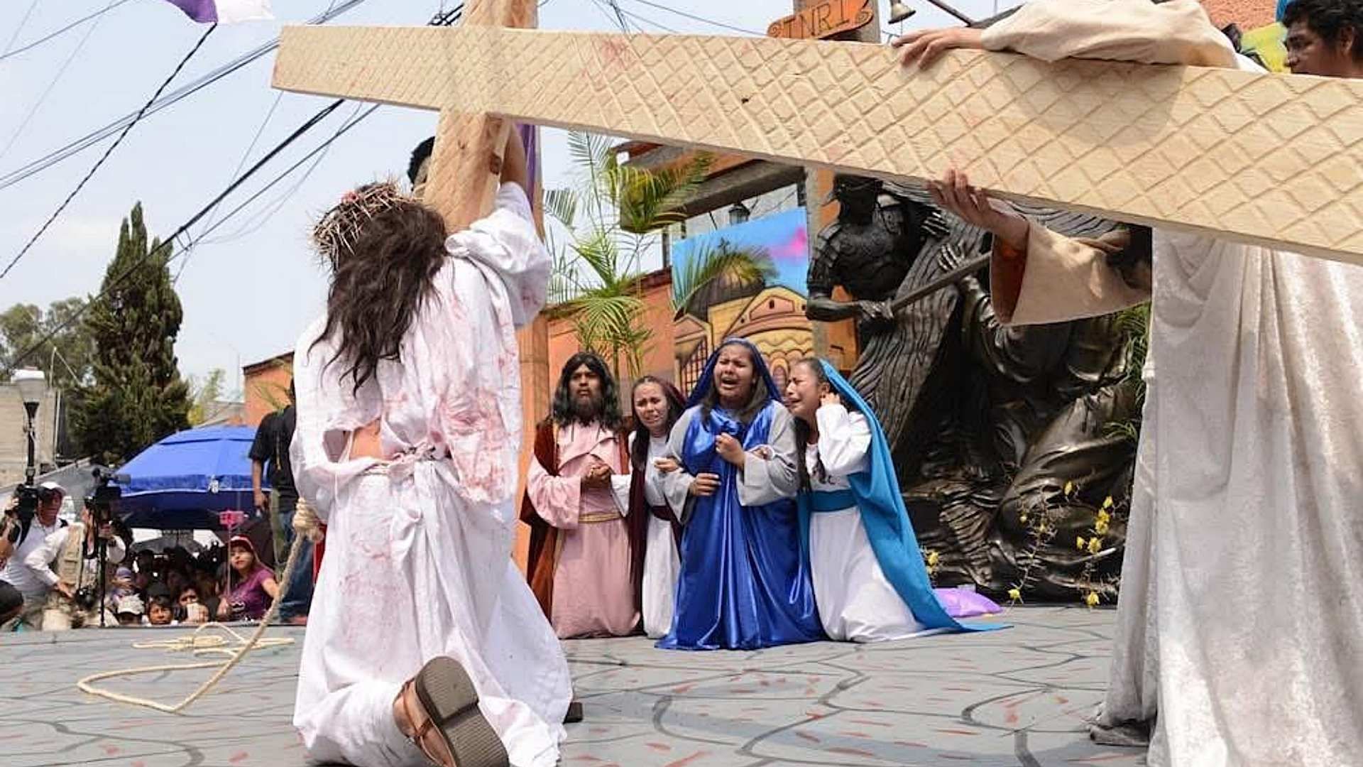 La UNESCO inscribió la  Pasión de Cristo de Iztapalapa en su Lista Representativa del Patrimonio Cultural Inmaterial de la Humanidad. Foto: X @INAHmx