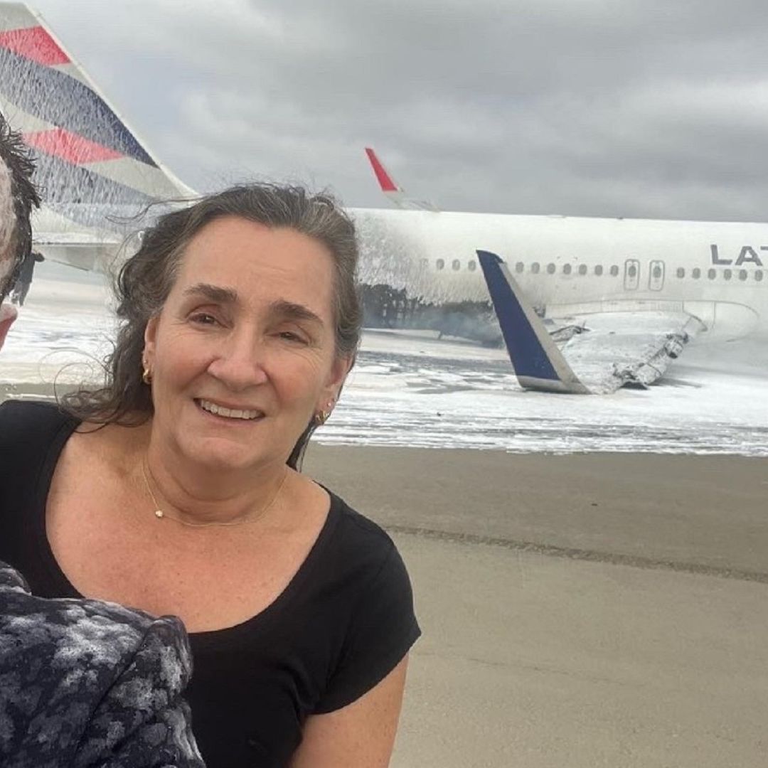 Pasajeros que viajaban en avión accidentado de la aerolínea LATAM, en Lima, Perú, compartieron una imagen después del suceso
