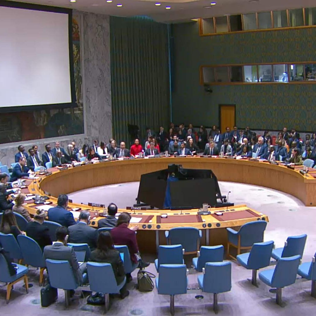 Reunión del Consejo de Seguridad de la ONU. Foto: webtv.un.org
