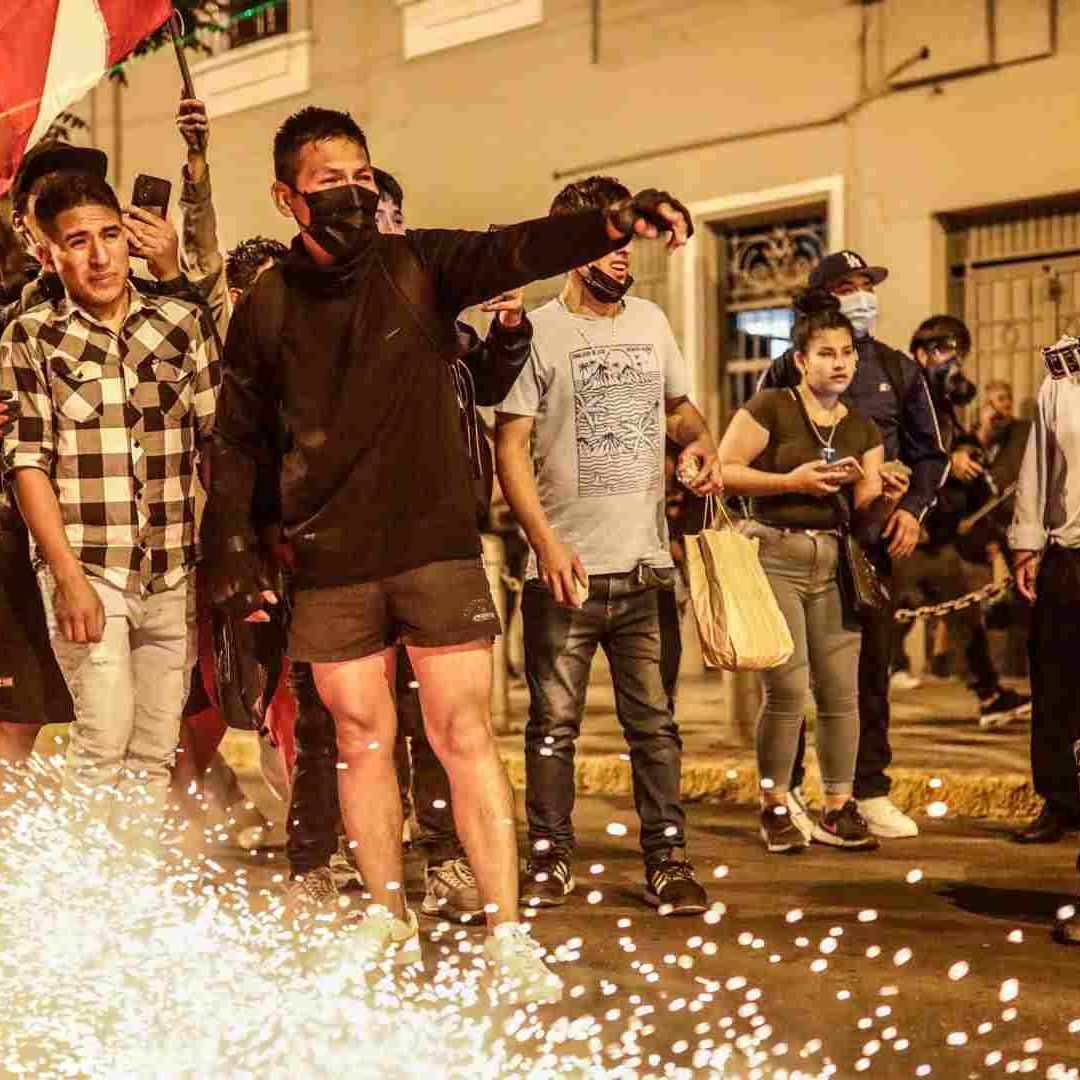 Protestas en Perú registradas este 13 de diciembre
