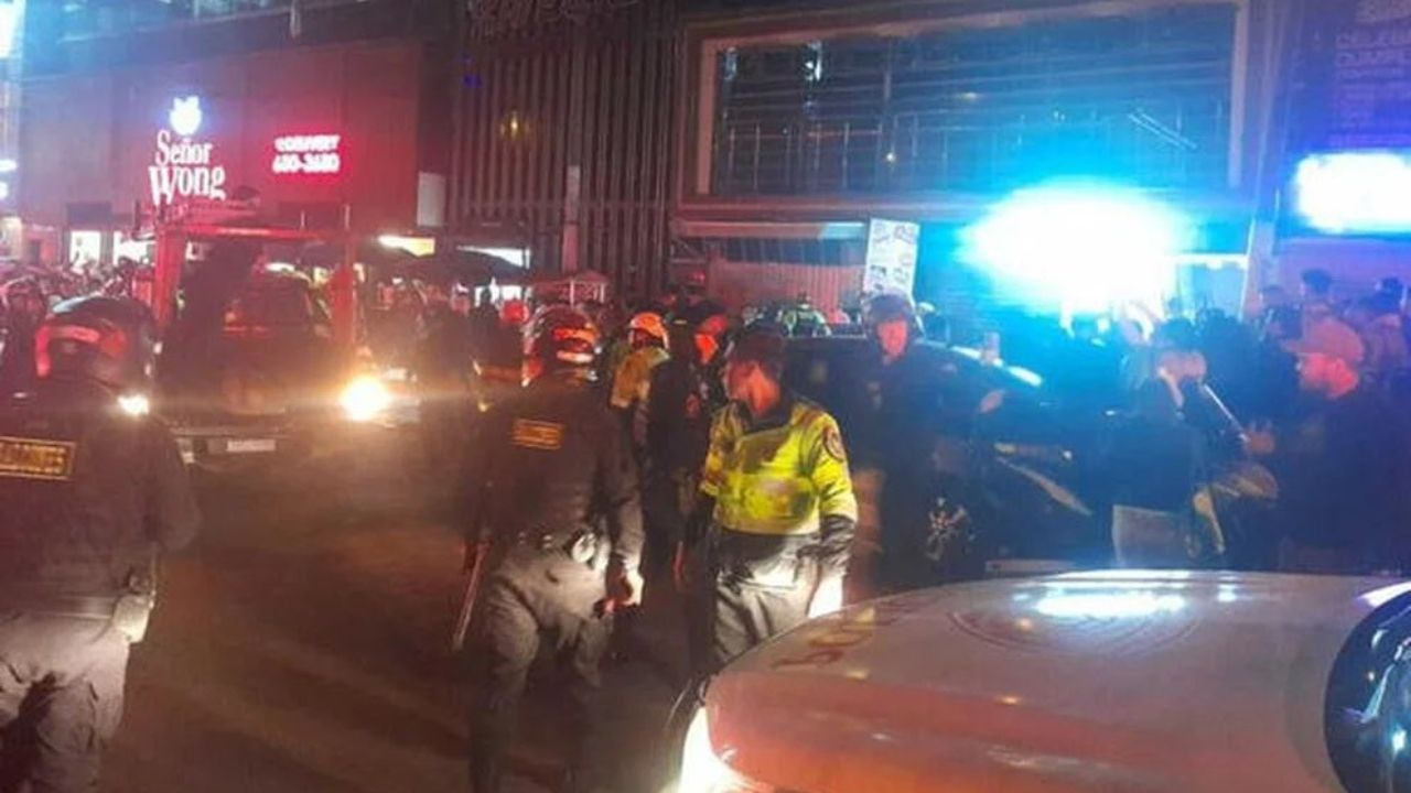 El centro nocturno, que estaba funcionando en el momento de la explosión, fue cerrado y acordonado por la policía