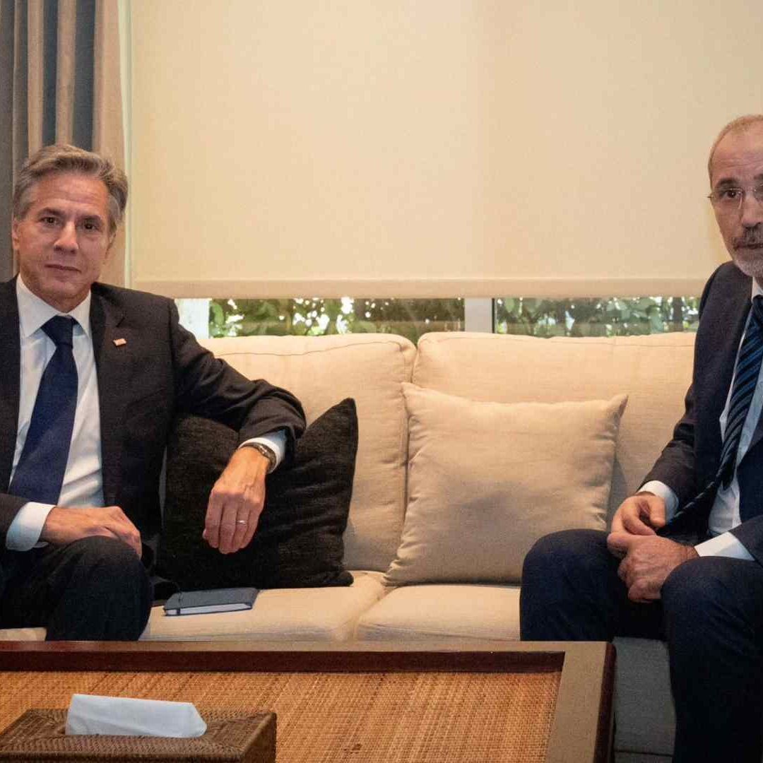 Ayman Safadi,  ministro jordano de Relaciones Exteriores, se reunió la semana pasada con Antony Blinken, secretario de estado de EUA