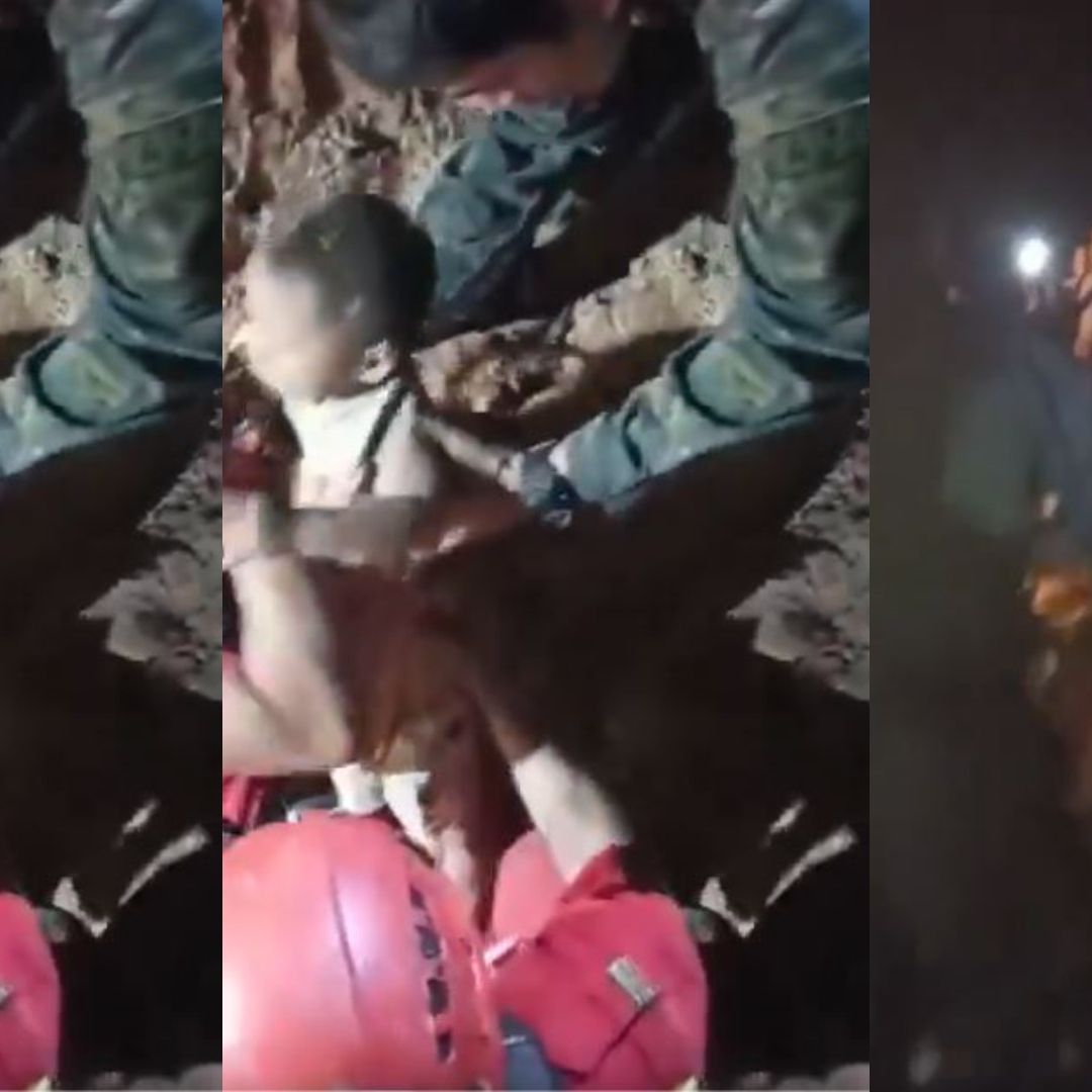 El menor cayó al pozo la mañana del viernes y fue rescatado en la madrugada de este sábado.