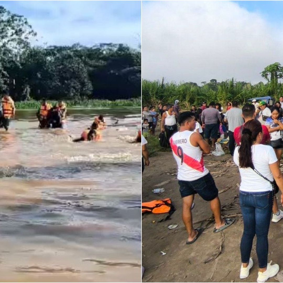 Dos embarcaciones se hundieron en el río Ucayali, en Perú, dejando un saldo trágico.
