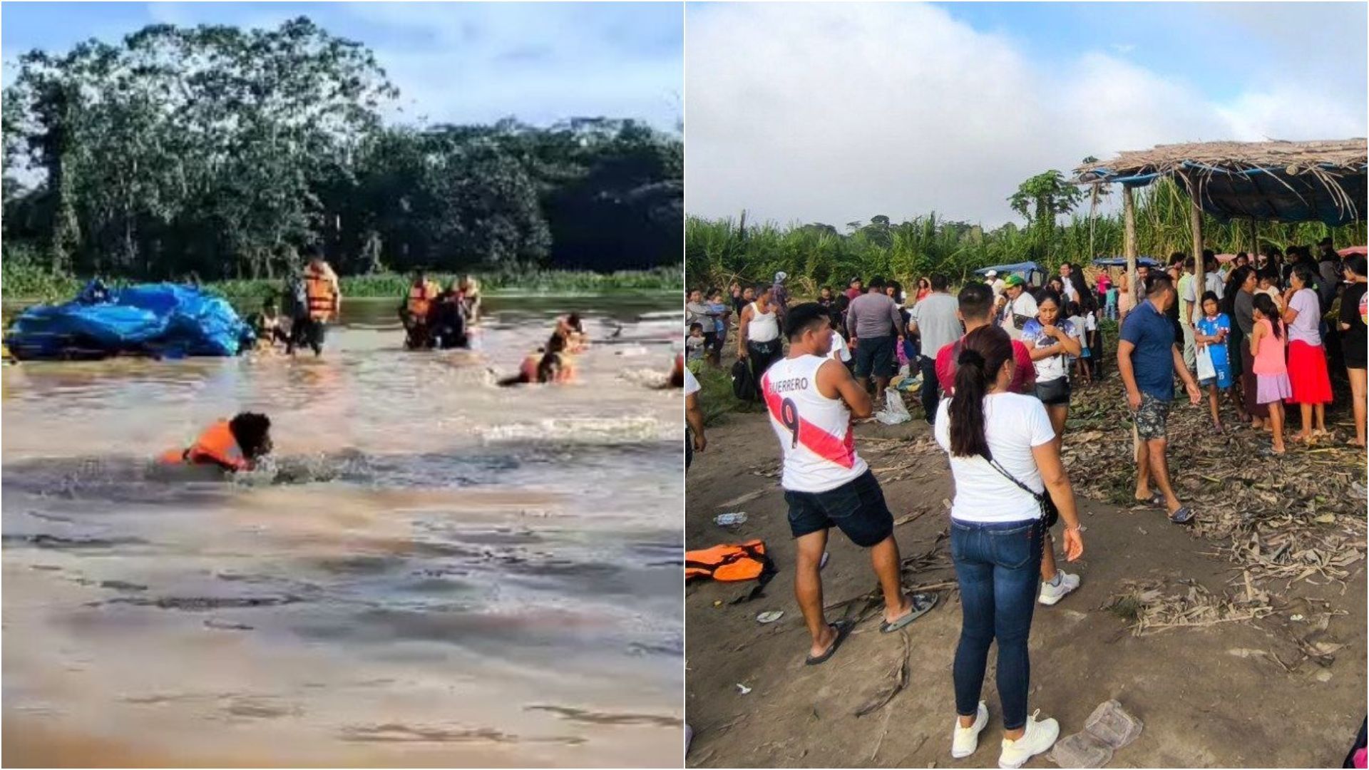Dos embarcaciones se hundieron en el río Ucayali, en Perú, dejando un saldo trágico.
