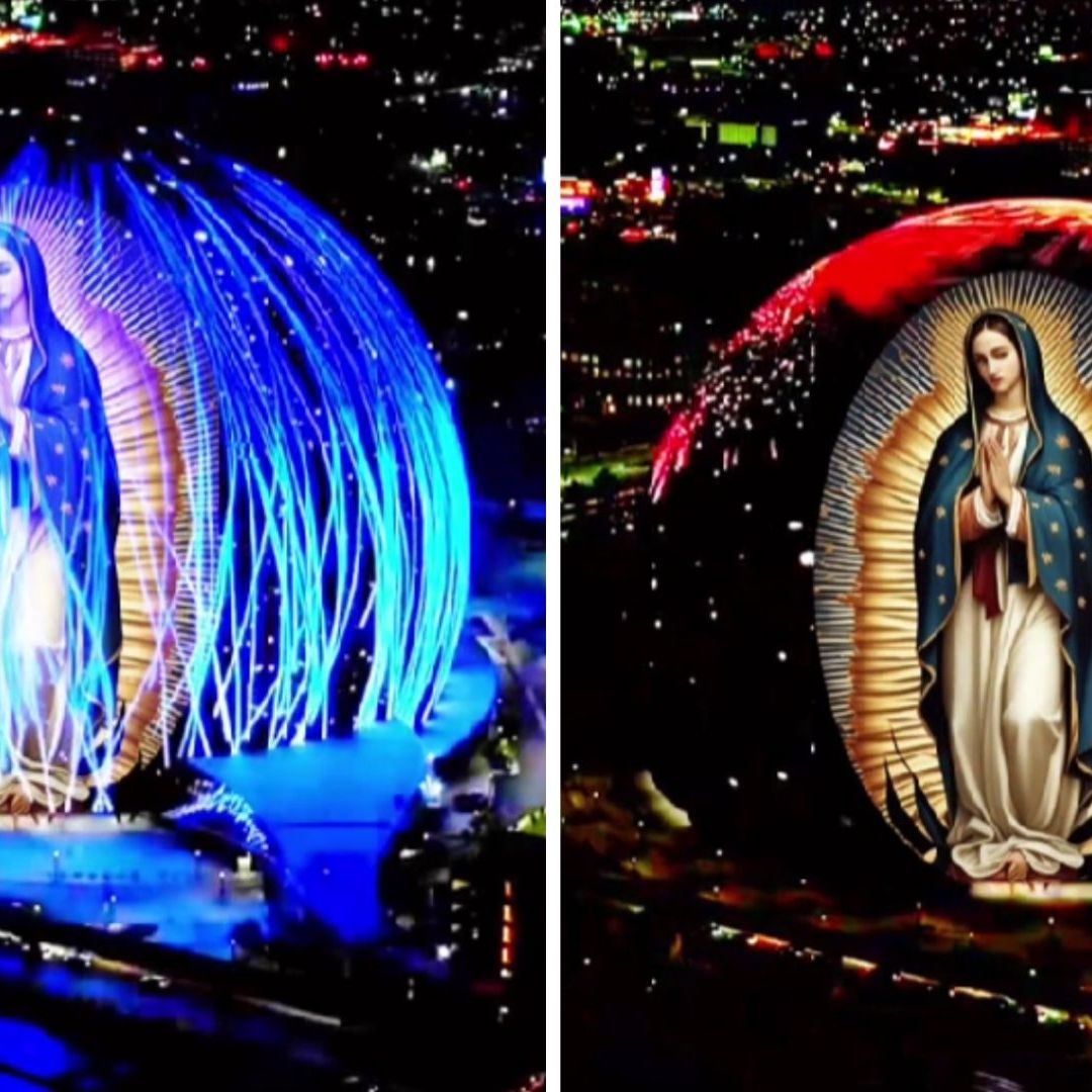 ¿Proyección de la Virgen de Guadalupe en The Sphere de Las Vegas es Real o Filtro?