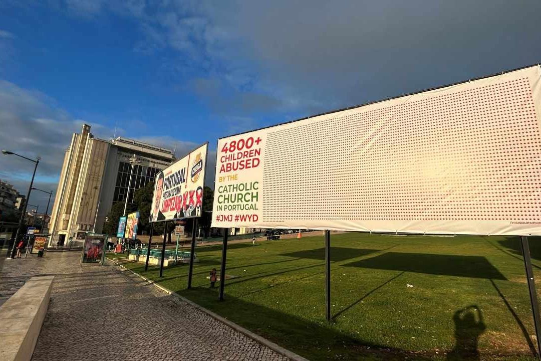 Mantas en Lisboa Denuncian Abusos A Menores en la Iglesia Católica