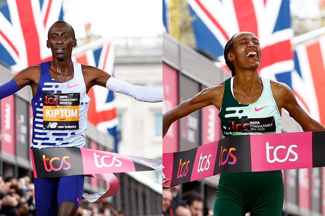 Ganadores de maratón de Londres