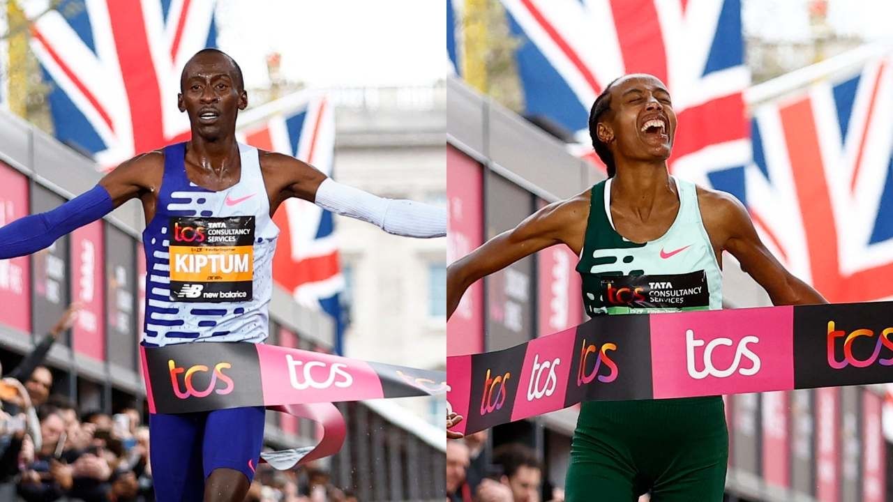 Ganadores de maratón de Londres
