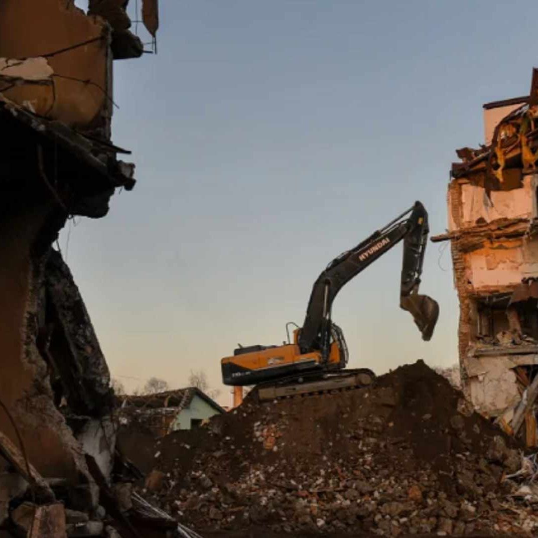 Ataque ruso en la región de Kiev, Ucrania
