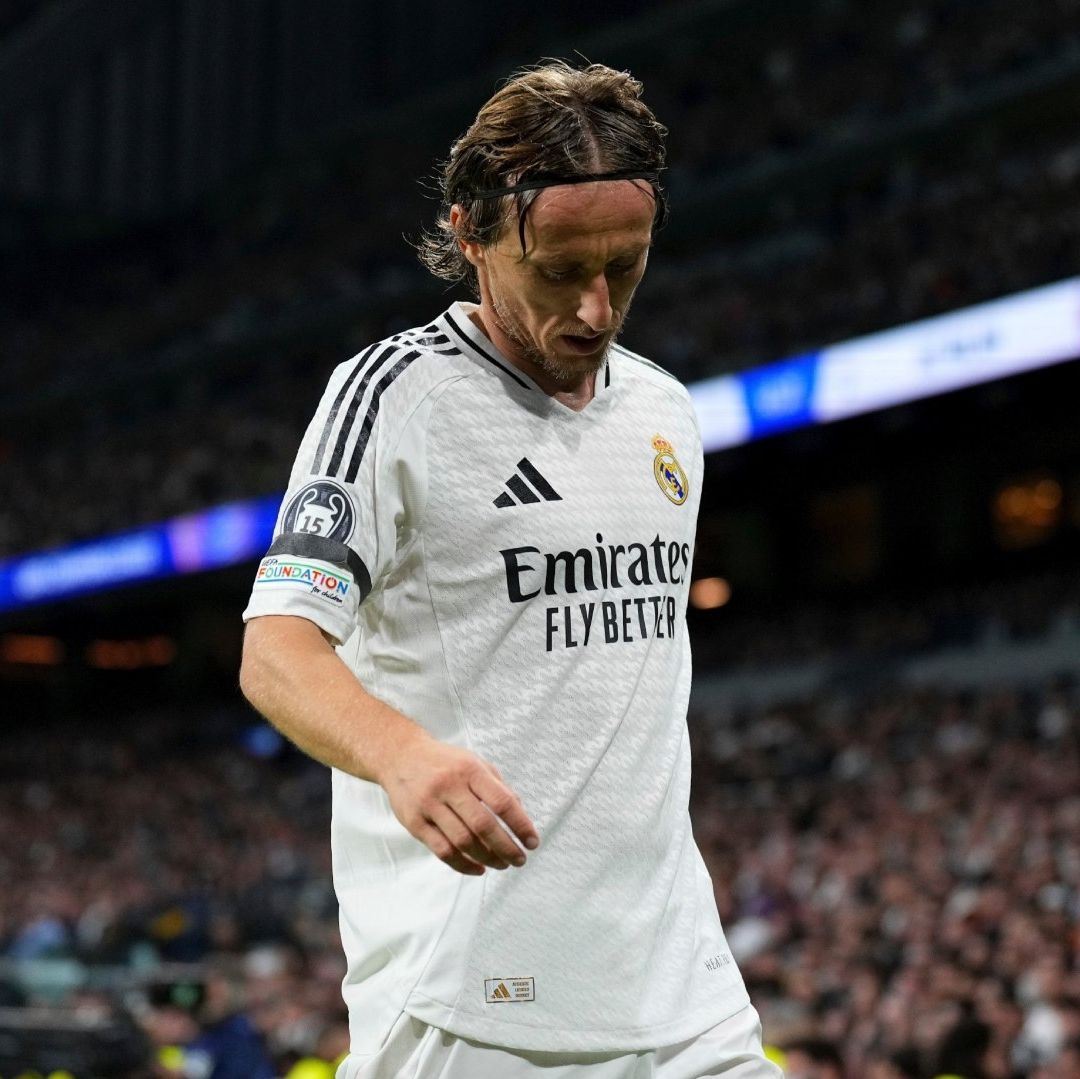 Luka Modric no pudo marcar diferencia en el partido. Foto AP