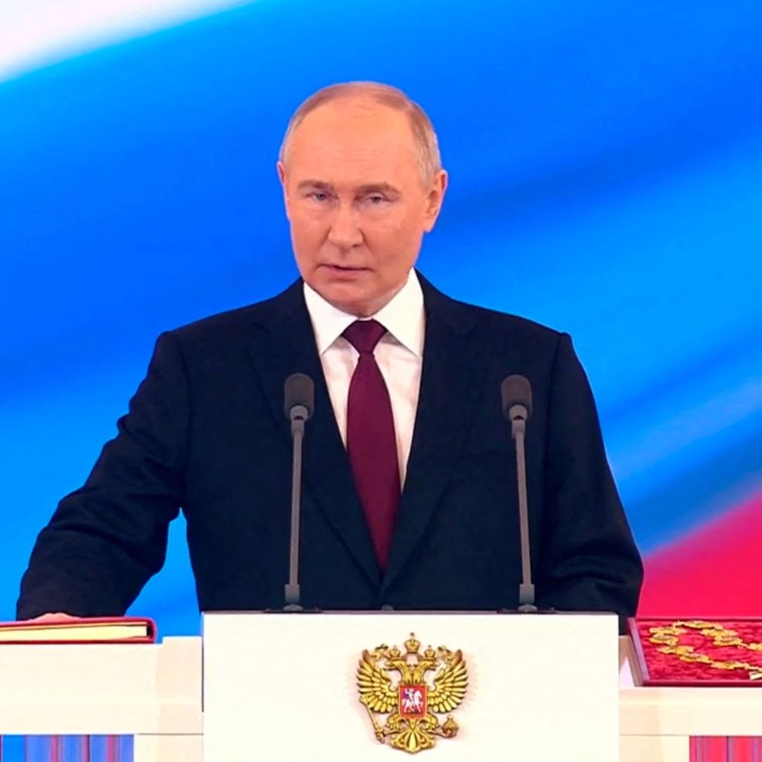 Putin Jura Como Presidente De Rusia Para Su Quinto Mandato