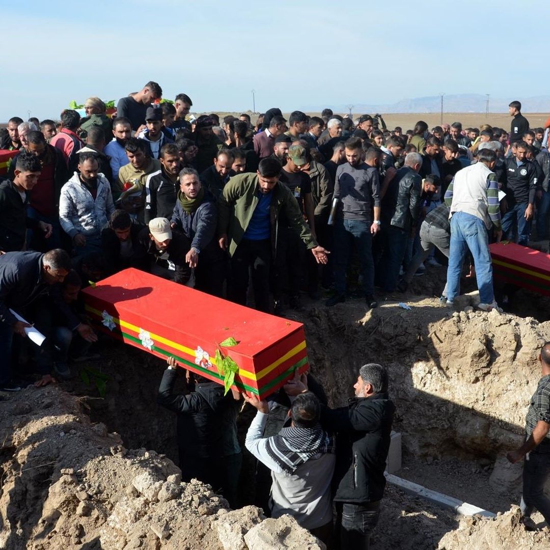 Víctimas de ataques con misiles en Siria